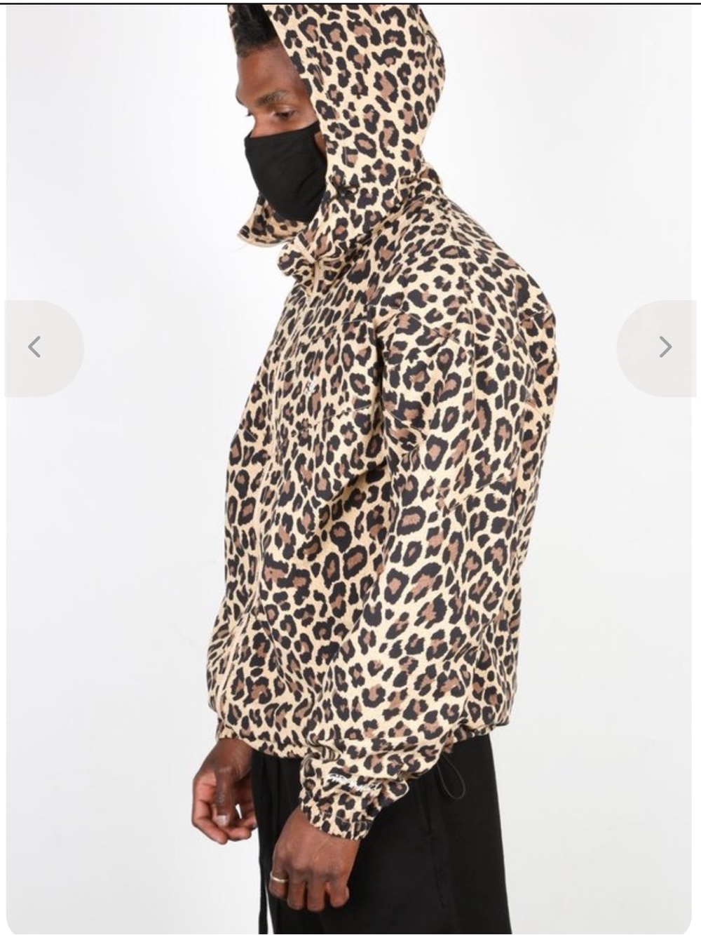 Gramicci Leopard Print Shell Jacket Hooded Windbreaker Small NWT